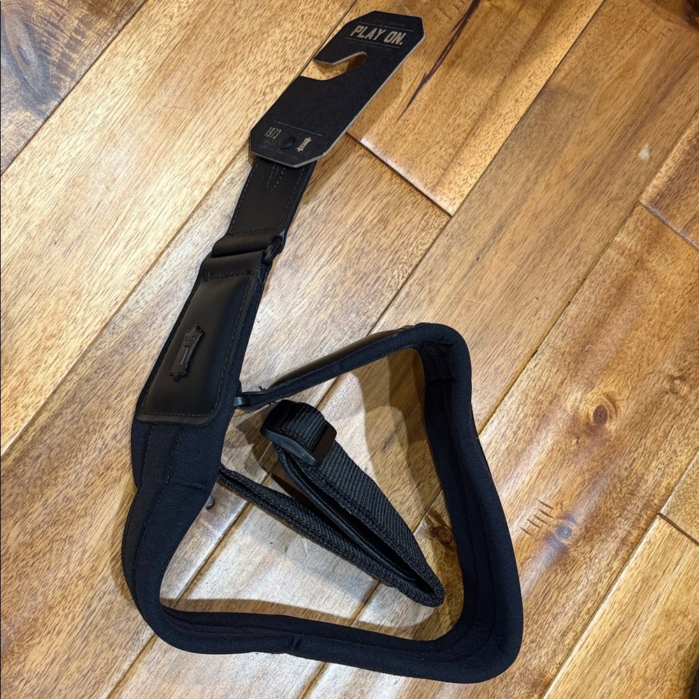 Levy's Leathers 3" Neoprene Padded Guitar Strap, PM48NP3-BLK Black Standard - Picture 3 of 4